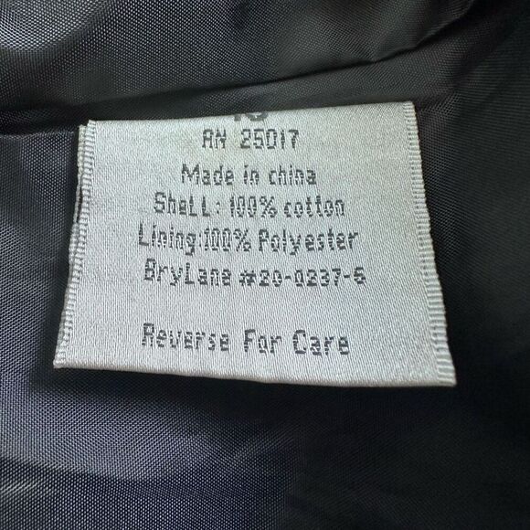 Tally Ho Outerwear Women's 10 Black And White Polka Dot Trench Coat 100% Cotton - Picture 9 of 11